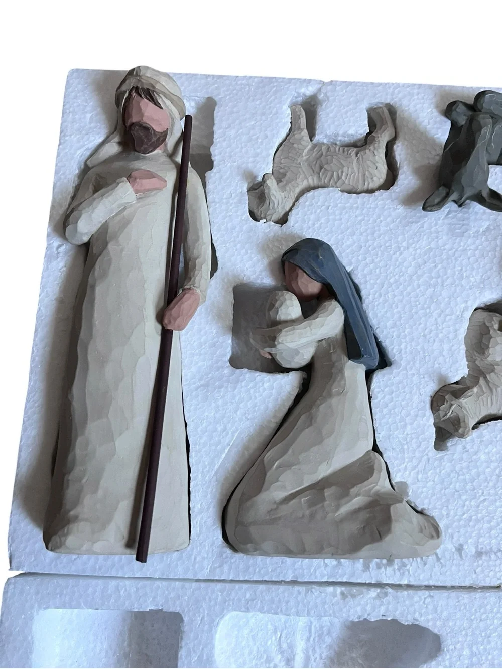 Willow Tree 6 Piece Nativity Set Hand Painted Figurines #26005 Demdaco Christmas